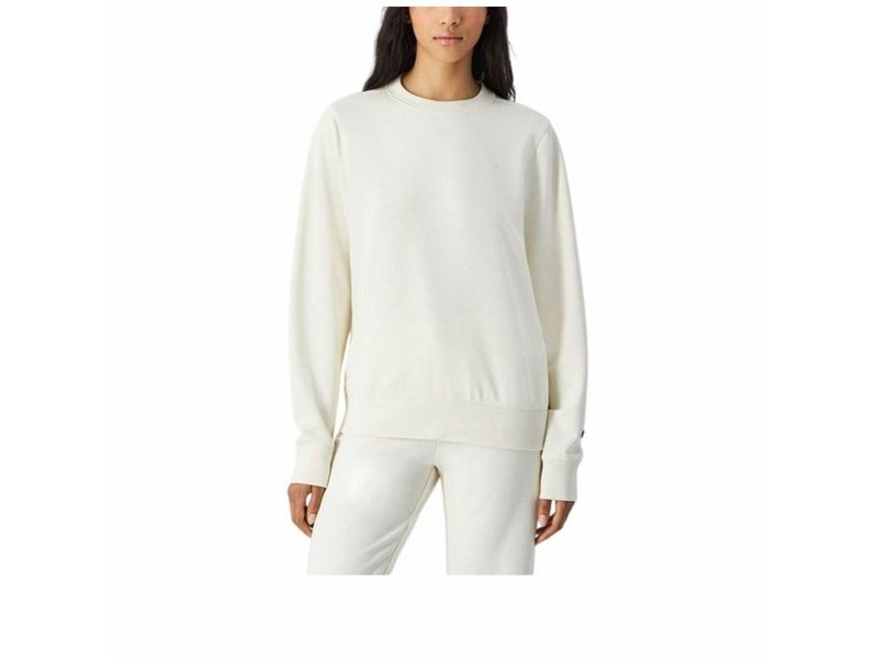 Дамски суичър без качулка Champion Champion Crewneck Бял
