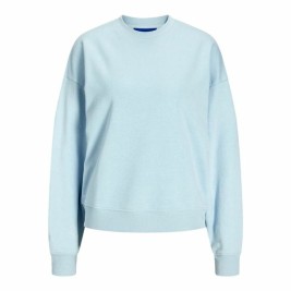Дамски суичър без качулка Jack & Jones Jxalfa Rlx Lsw Светло син