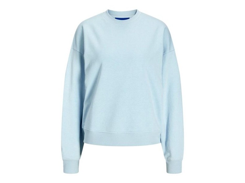 Дамски суичър без качулка Jack & Jones Jxalfa Rlx Lsw Светло син
