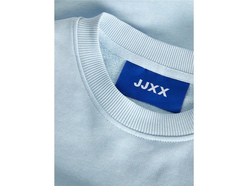 Дамски суичър без качулка Jack & Jones Jxalfa Rlx Lsw Светло син