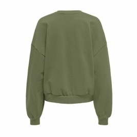 Дамски суичър без качулка Only Only Onlkatya L/S Love Маслина