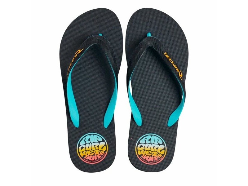 Джапанки за мъже Rip Curl Wetty Fade Bloom Черен