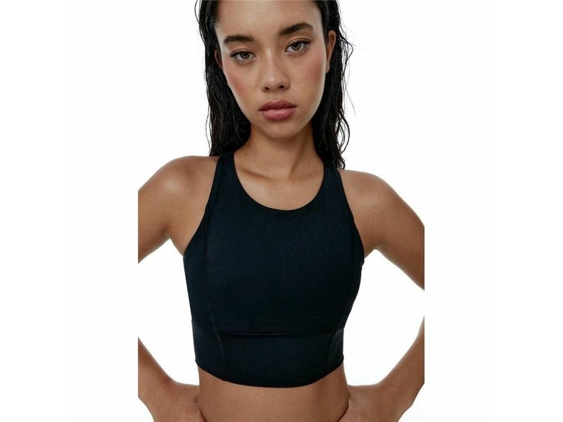 Женски Спортен Топ Black Limba Diardi Черен