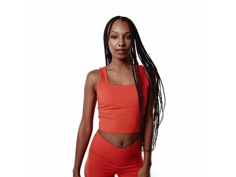 Женски Спортен Топ Black Limba Bhakti Fitness
