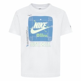 Детски Тениска с къс ръкав Nike Future Utility Ss Бял
