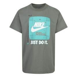 Детски Тениска с къс ръкав Nike Future Utility Ss Тъмно сив