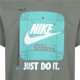 Детски Тениска с къс ръкав Nike Future Utility Ss Тъмно сив
