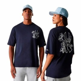 Мъжка тениска с къс ръкав New Era New Era Mlb Floral Grphc Os Neyyan Морско син