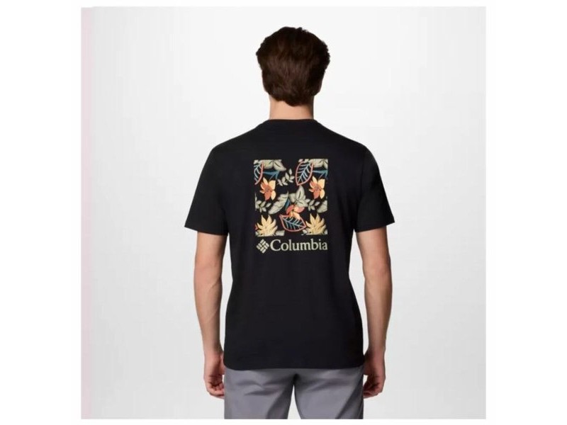 Мъжка тениска с къс ръкав Columbia North Cascades™ Sleeve Черен