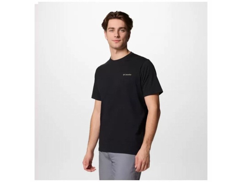 Мъжка тениска с къс ръкав Columbia North Cascades™ Sleeve Черен
