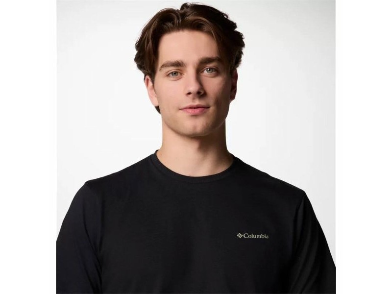 Мъжка тениска с къс ръкав Columbia North Cascades™ Sleeve Черен
