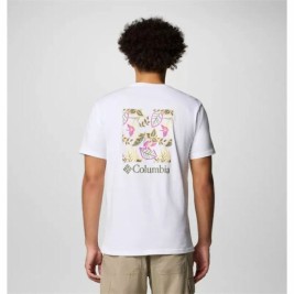 Мъжка тениска с къс ръкав Columbia North Cascades™ Sleeve Бял