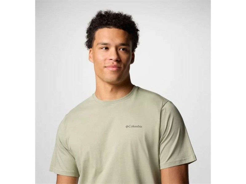 Мъжка тениска с къс ръкав Columbia North Cascades™ Sleeve Каки