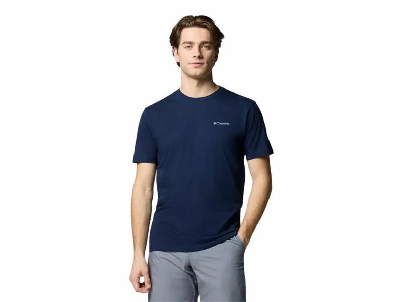 Мъжка тениска с къс ръкав Columbia North Cascades™ Sleeve Тъмно синьо
