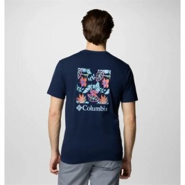 Мъжка тениска с къс ръкав Columbia North Cascades™ Sleeve Тъмно синьо