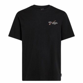 Мъжка тениска с къс ръкав O'Neill Retro Back Print Черен