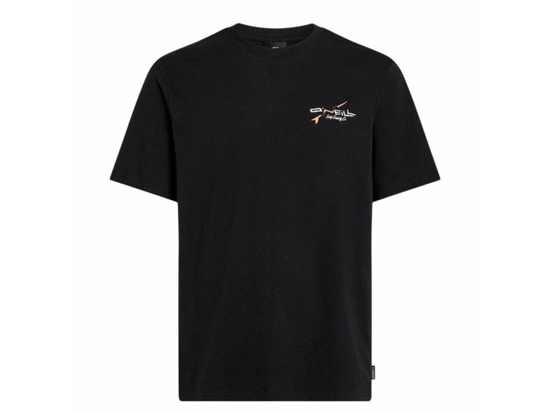 Мъжка тениска с къс ръкав O'Neill Retro Back Print Черен