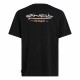 Мъжка тениска с къс ръкав O'Neill Retro Back Print Черен