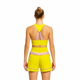 Женски Спортен Топ Black Limba Жълт Fitness