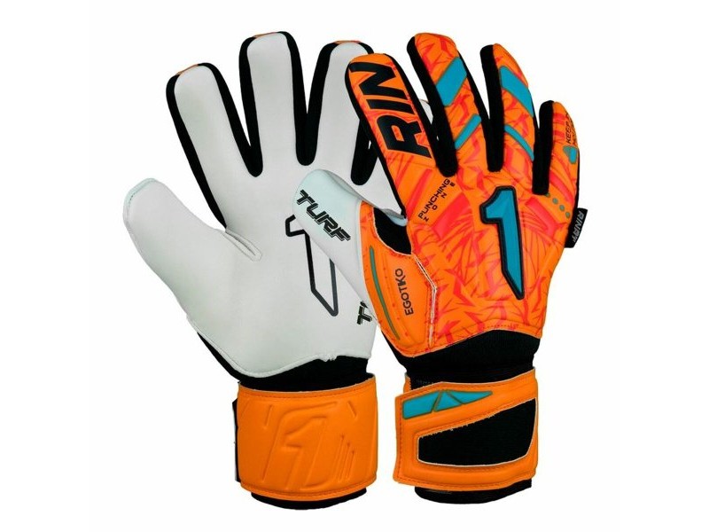 Вратарски Ръкавици Rinat Egotiko Vengador Turf Оранжев възрастни