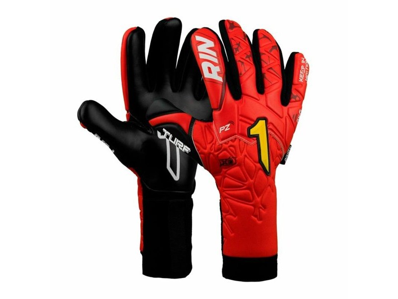 Вратарски Ръкавици Rinat Xtreme Guard Dominius Turf Червен възрастни Вратарски Ръкавици Rinat Xtreme Guard Dominius Turf Червен възрастни