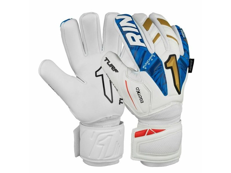Вратарски Ръкавици Rinat Egotiko Vengador Spine Turf Бял