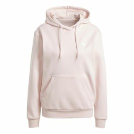 Дамски суичър с качулка Adidas Essentials Бял Розов