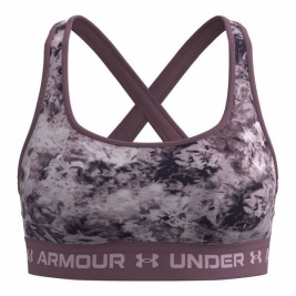 Спортен Сутиен Under Armour Mid Crossback Кафяв