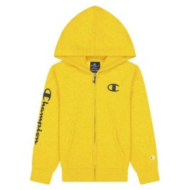 Детско Спортно Яке Champion Full Zip Logo Жълт