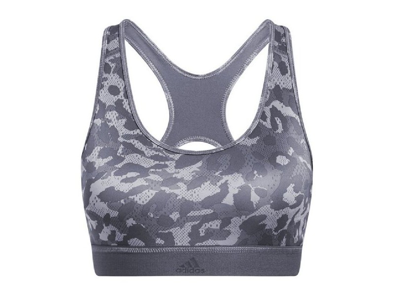 Спортен Сутиен Adidas Believe This Medium Support Тъмно сив