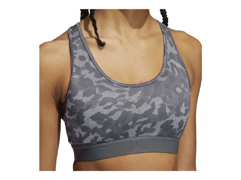 Спортен Сутиен Adidas Believe This Medium Support Тъмно сив