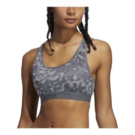 Спортен Сутиен Adidas Believe This Medium Support Тъмно сив
