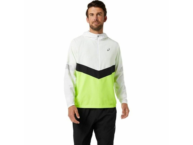 Мъжко Спортно Яке Asics Lite-Show Бял