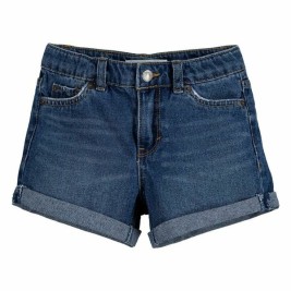 Дънки Levi's Girlfriend Shorty Blue момиче Стоманено Син