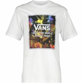 Детска тениска с къс ръкав Vans Flowers Бял