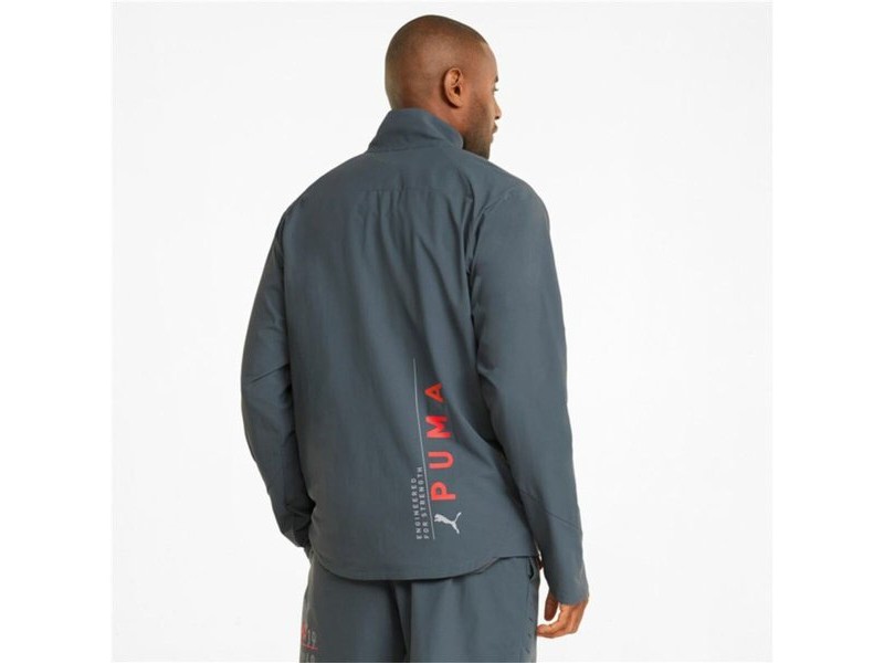 Мъжко Спортно Яке Puma Train Ultraweave Тъмно сив