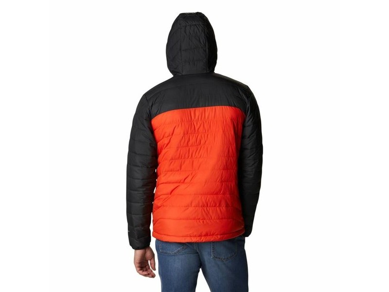 Мъжко Спортно Яке Columbia  Powder Lite™ Черен Оранжев