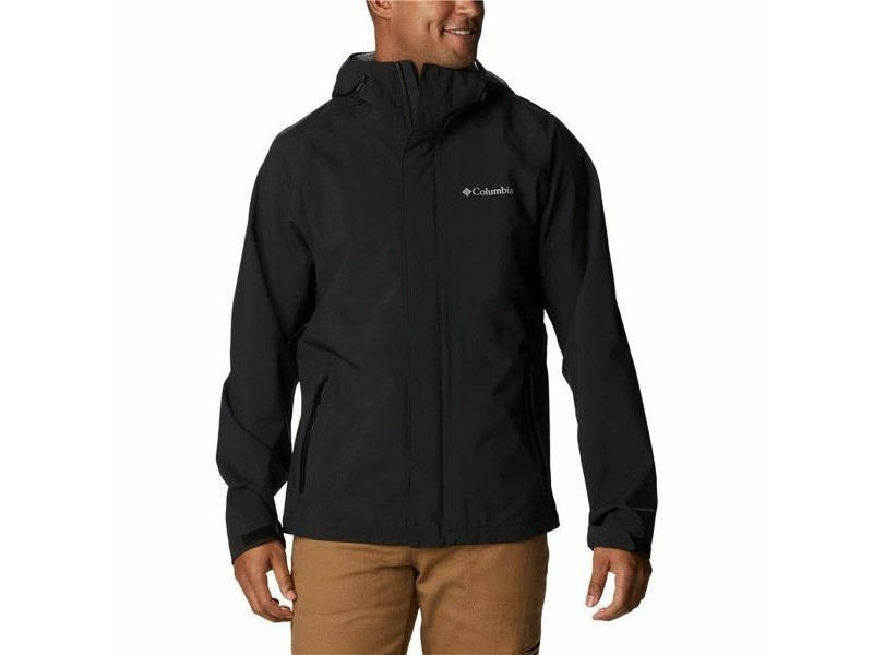 Мъжко Спортно Яке Columbia  Powder Lite™ Черен Оранжев