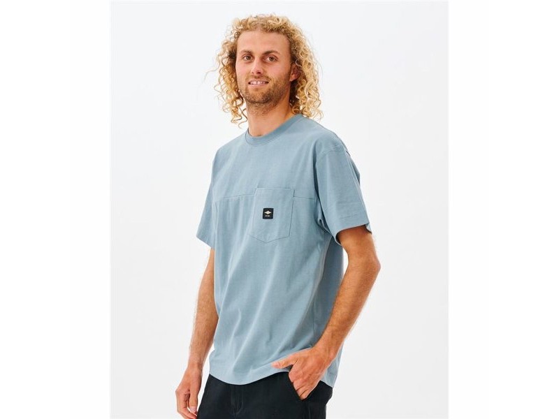 Мъжка тениска с къс ръкав Rip Curl Pocket Quality Surf  Син