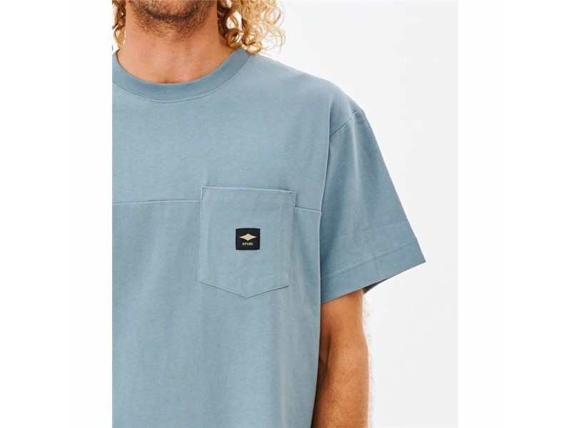 Мъжка тениска с къс ръкав Rip Curl Pocket Quality Surf  Син