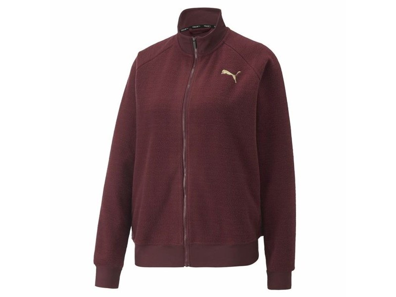 Женско Спортно Яке Puma Fit Sherpa Тъмно червен