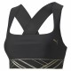 Спортен Сутиен Puma Mid Impact Deco Glam Черен Спортен Сутиен Puma Mid Impact Deco Glam Черен