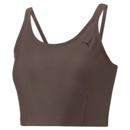 Женски Спортен Топ Puma Studio Ultrabare Strappy Кафяв