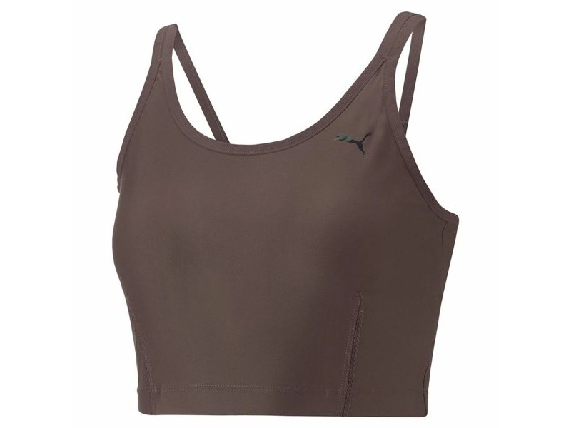 Женски Спортен Топ Puma Studio Ultrabare Strappy Кафяв