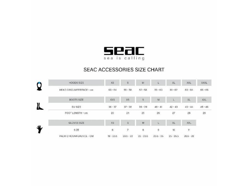 Чорапи Seac Seal Skin Черен