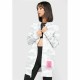 Женско Спортно Яке Calvin Klein Full Zip Бял
