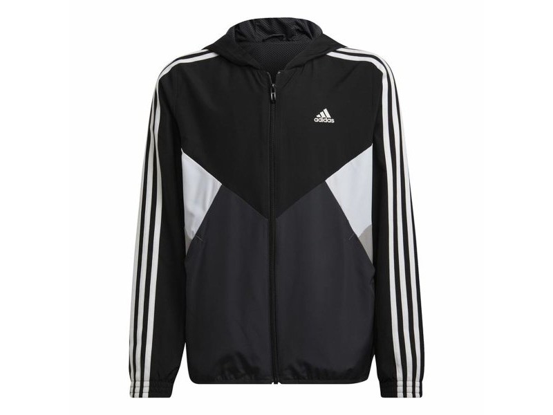 Детско Спортно Яке Adidas Coupe-Vent Colorblock Черен Детско Спортно Яке Adidas Coupe-Vent Colorblock Черен