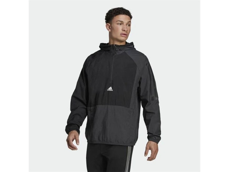 Мъжко Спортно Яке Adidas Colorblock Черен