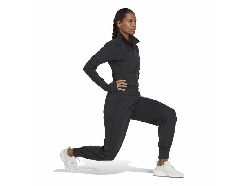 Женско Спортно Яке Adidas Aeroready Studio Черен