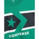 Детски Тениска с къс ръкав Converse Stripe Star Chevron  Зелен